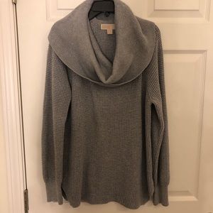 Michael Kors waffle knit cowl neck sweater
